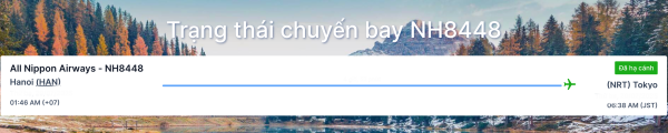 Thông tin chuyến bay NH8448