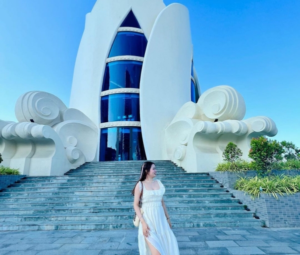 Tháp là nơi lý tưởng để chụp ảnh nghệ thuật